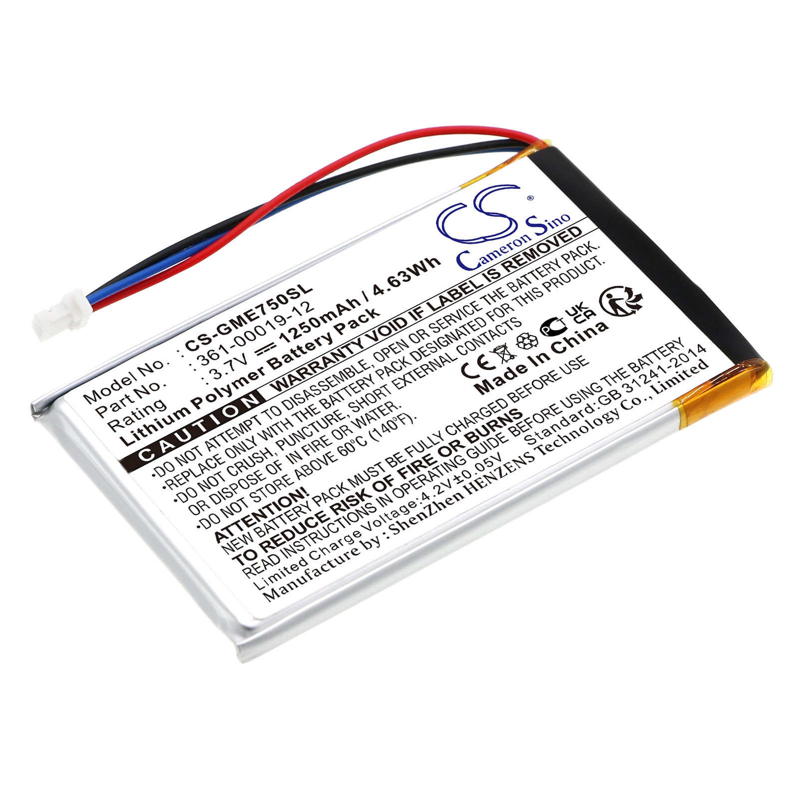 Batteri til Navigator, GPS til Garmin Edge 605, Edge 705, NUVI 465