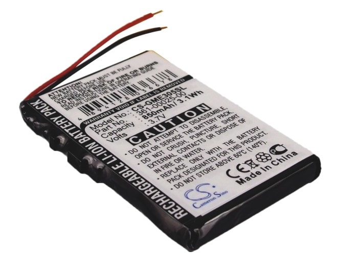 Batteri til Navigator, GPS til Garmin Edge 305