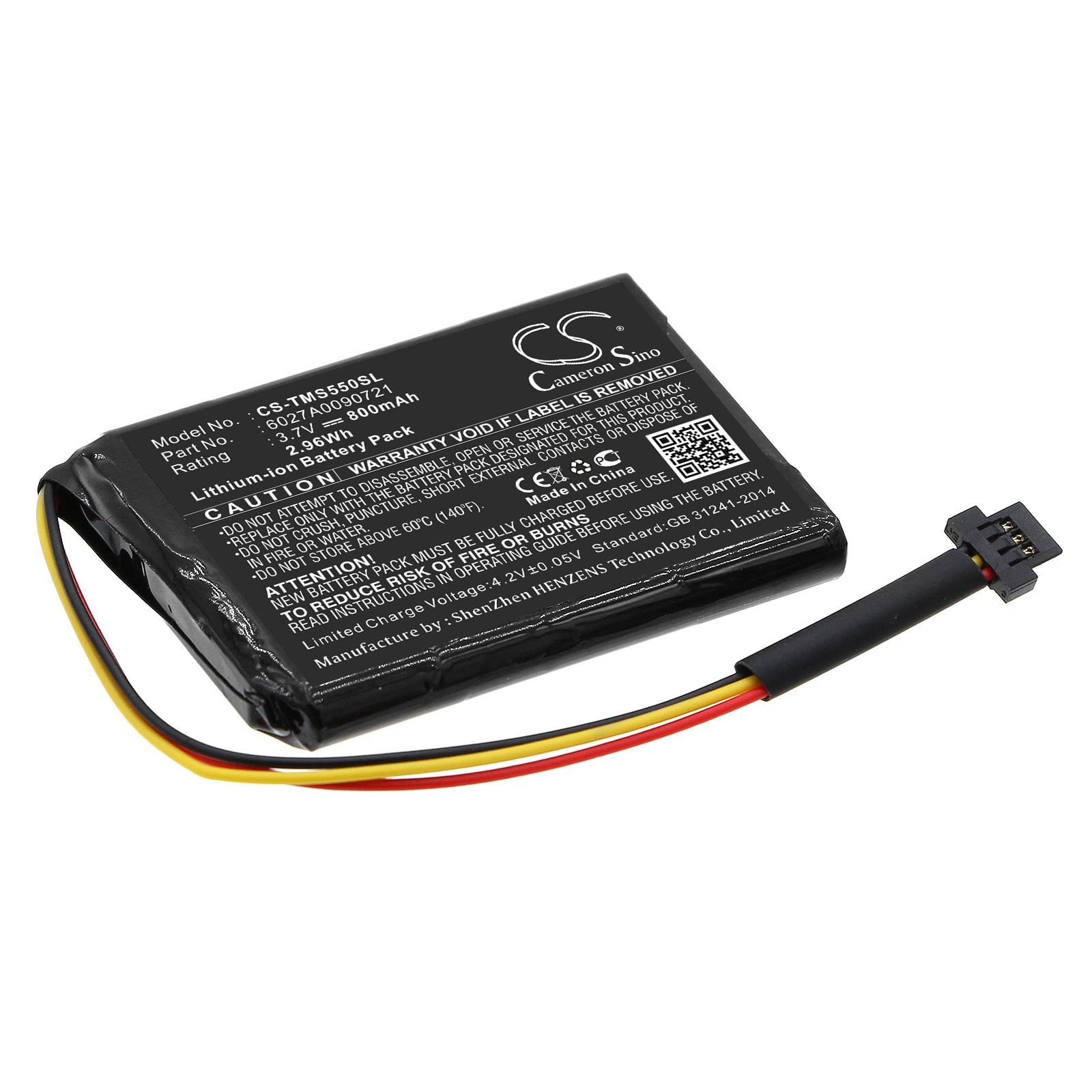 Batteri til Navigator, GPS til TomTom Start 45, Start 45M, Start 55 osv.