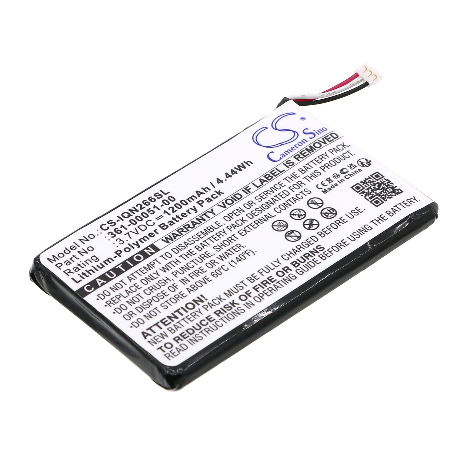 Batteri til Navigator, GPS til Garmin Nuvi 2660LMT, Nuvi 2669LMT, Nuvi 2460LMT og andre.