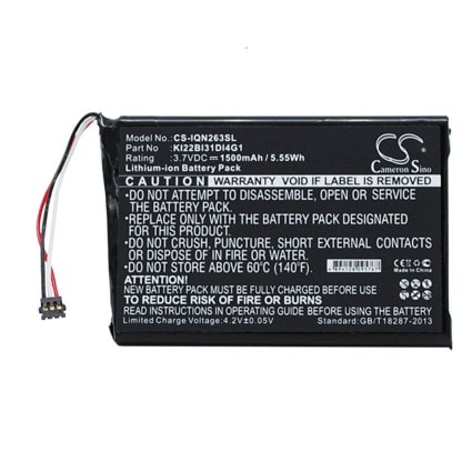 Batteri til Navigator, GPS til Garmin Nuvi 2639LMT, 2689LMT, Nuvi 2639LMT 6-tommer og andre.