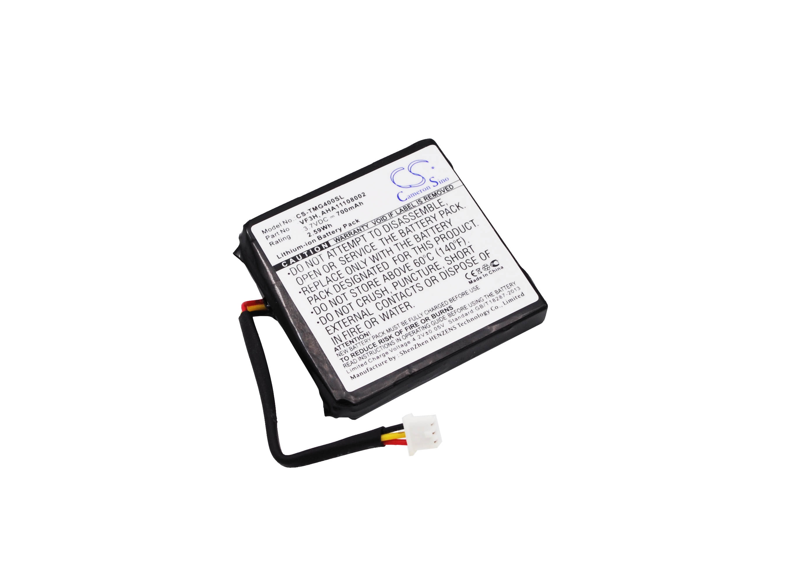 Batteri til navigator, GPS til TomTom Go 400 4,3", Go 400 Touch, Via 110 Europe