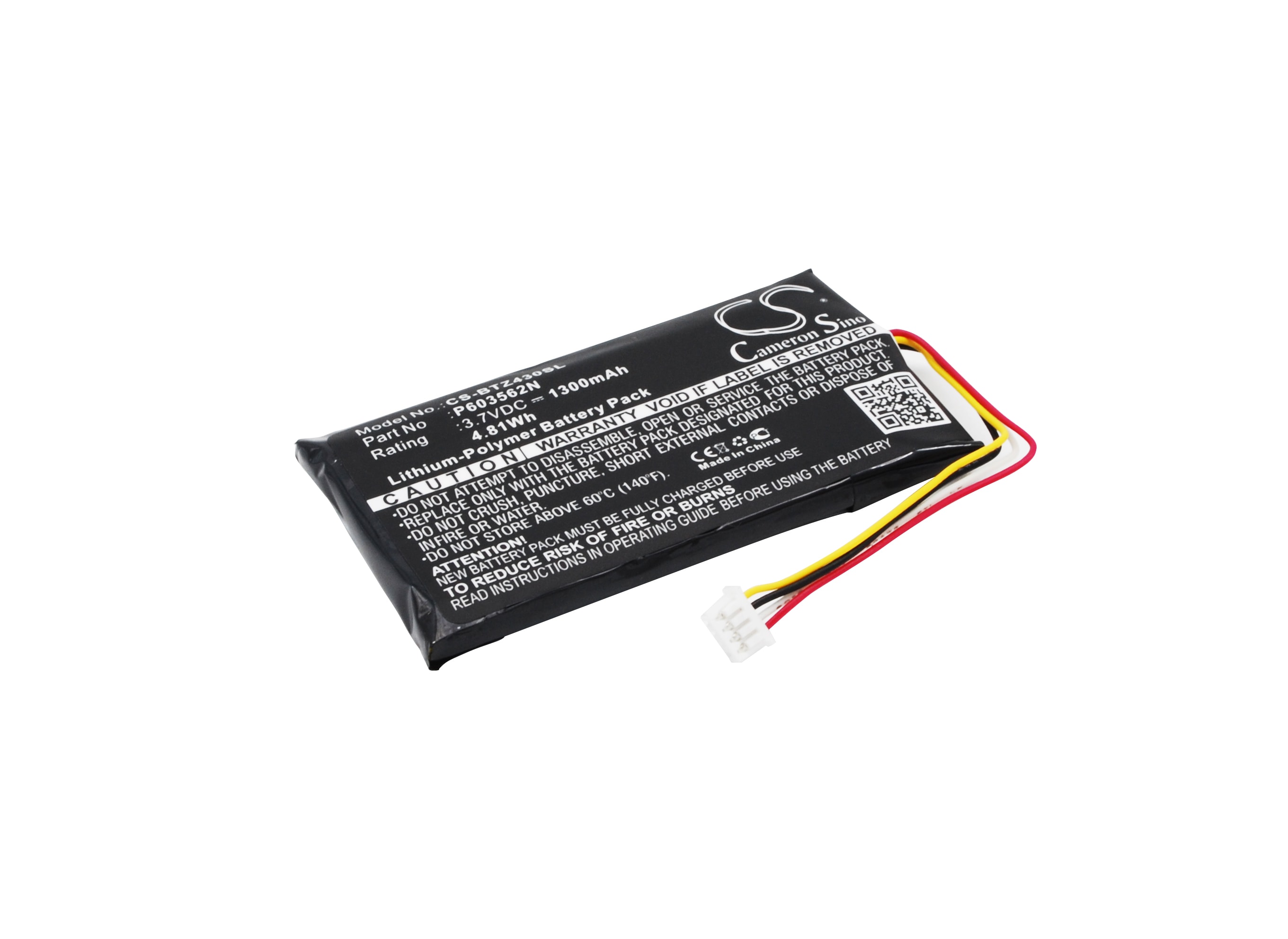 Batteri til navigator, GPS til Binatone Z430BT