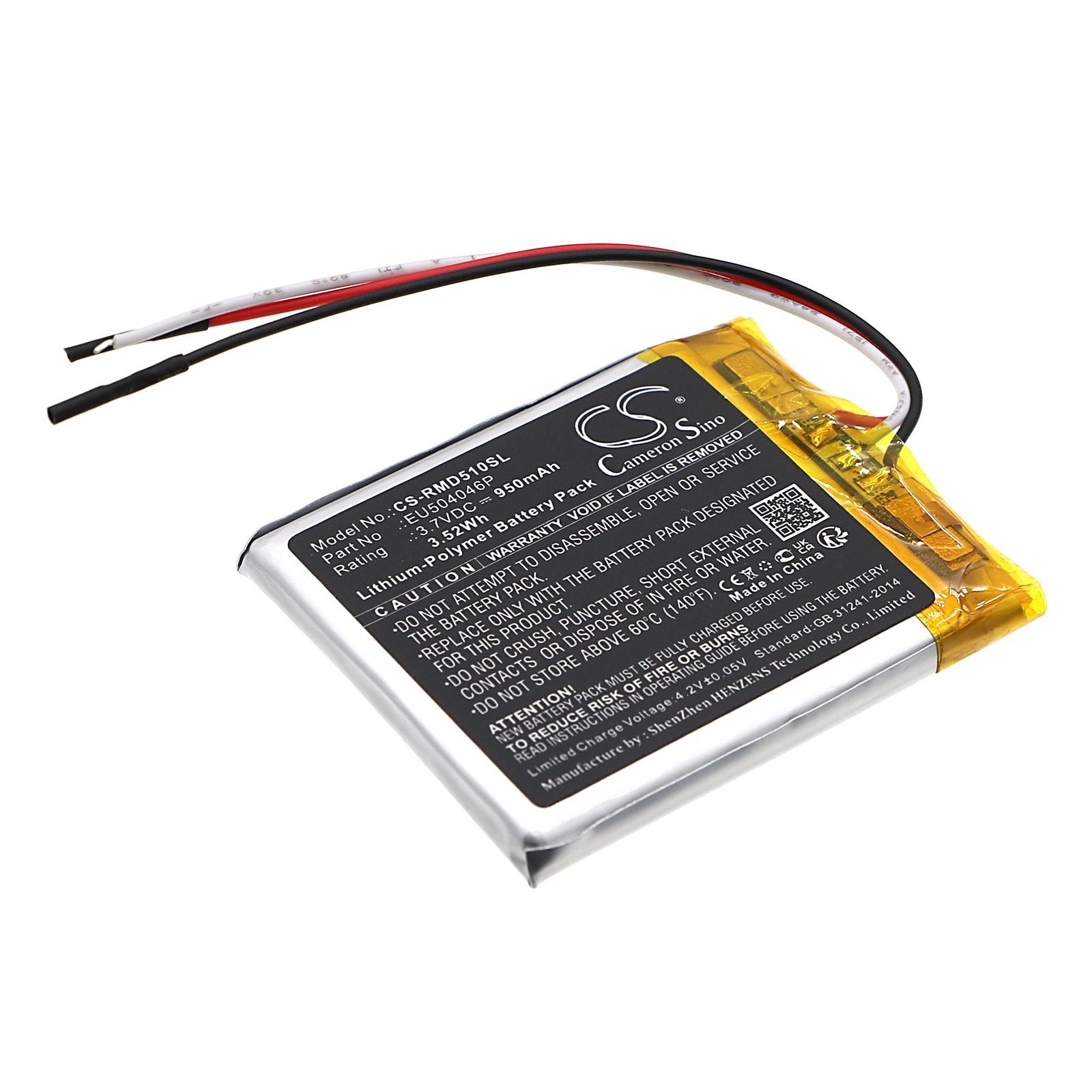 Batteri til Navigator, GPS til RAND MCNALLY TND-510, TND-520, TND-525 osv.