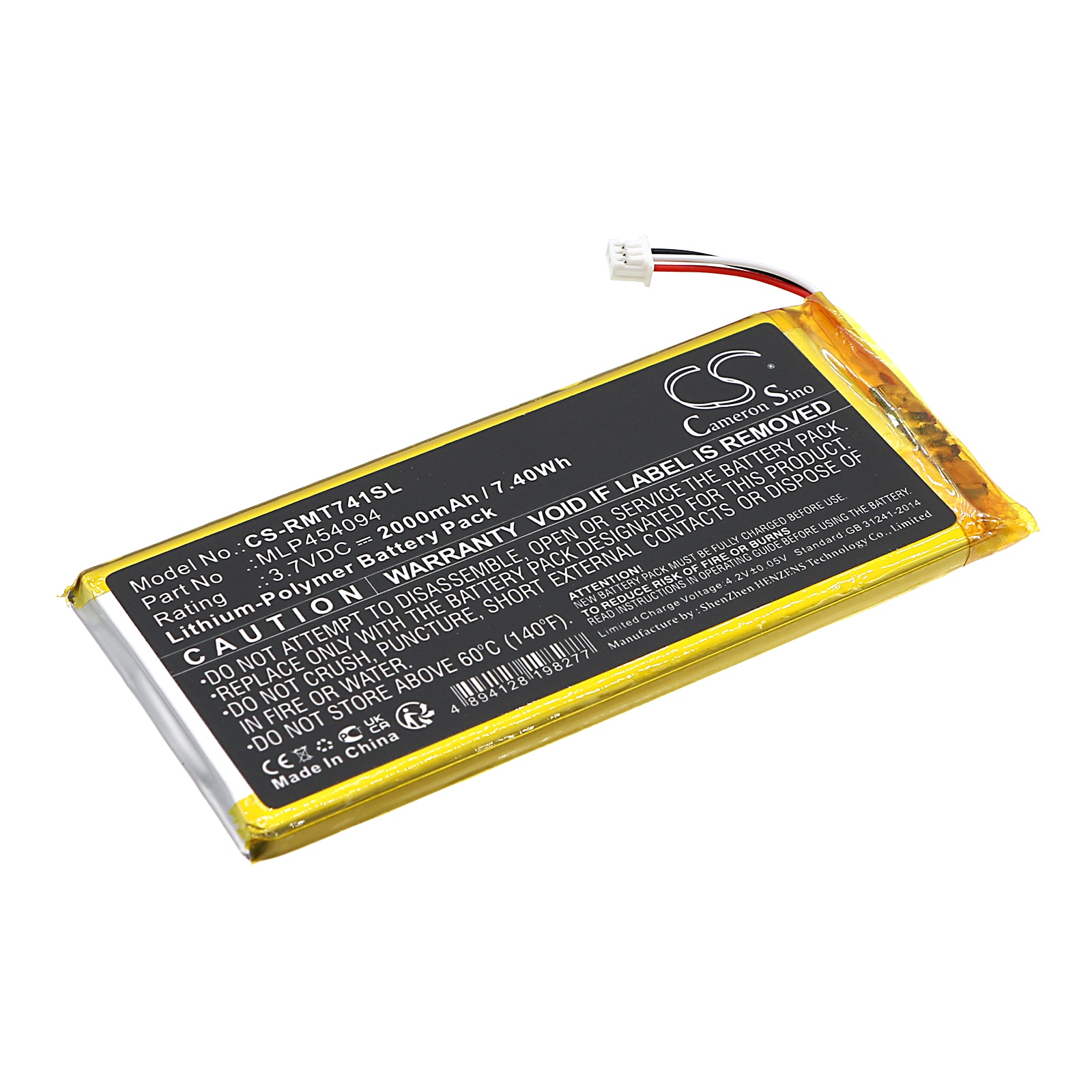 Batteri til navigator, GPS til RAND MCNALLY TND-740C
