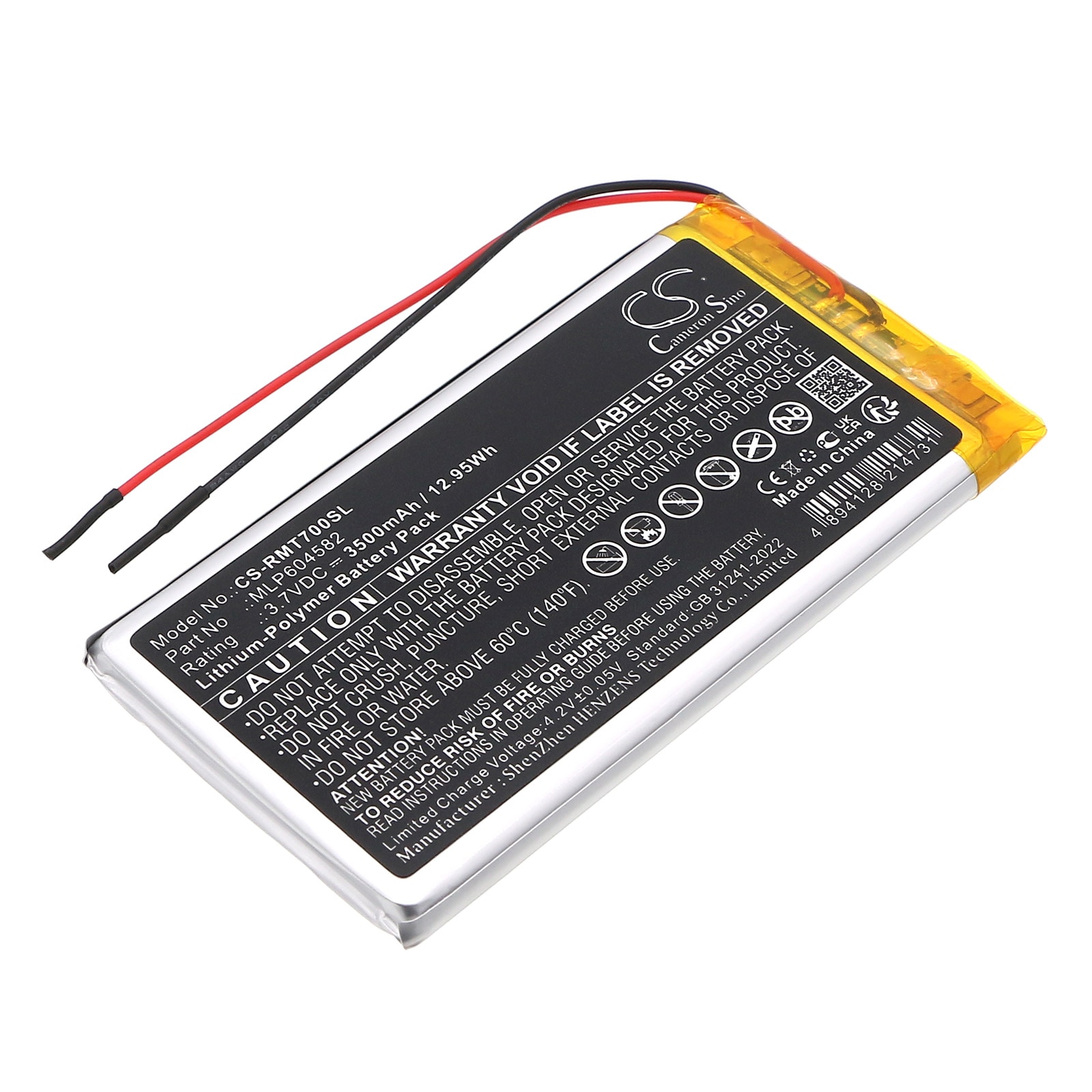 Batteri til Navigator, GPS til RAND McNally TND-70