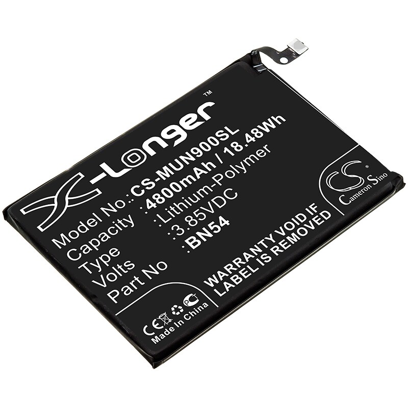 Batteri til SmartPhone, Mobil til Xiaomi Note 9, Redmi 10X 4G, M2003J15SC og andre.