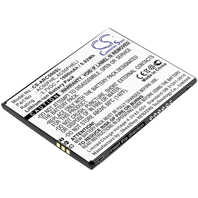 Batteri til SmartPhone, Mobil til Archos 50F Helium Lite, GX395872