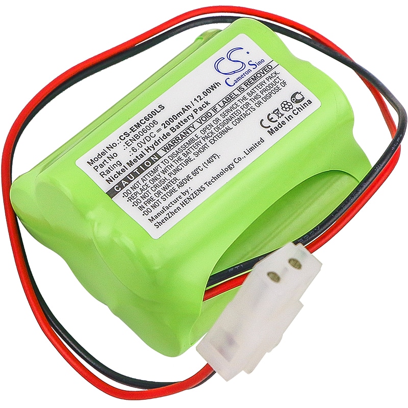 Batteri til nødlys til Prescolite E1875-01-00, E82082100, ENB06006