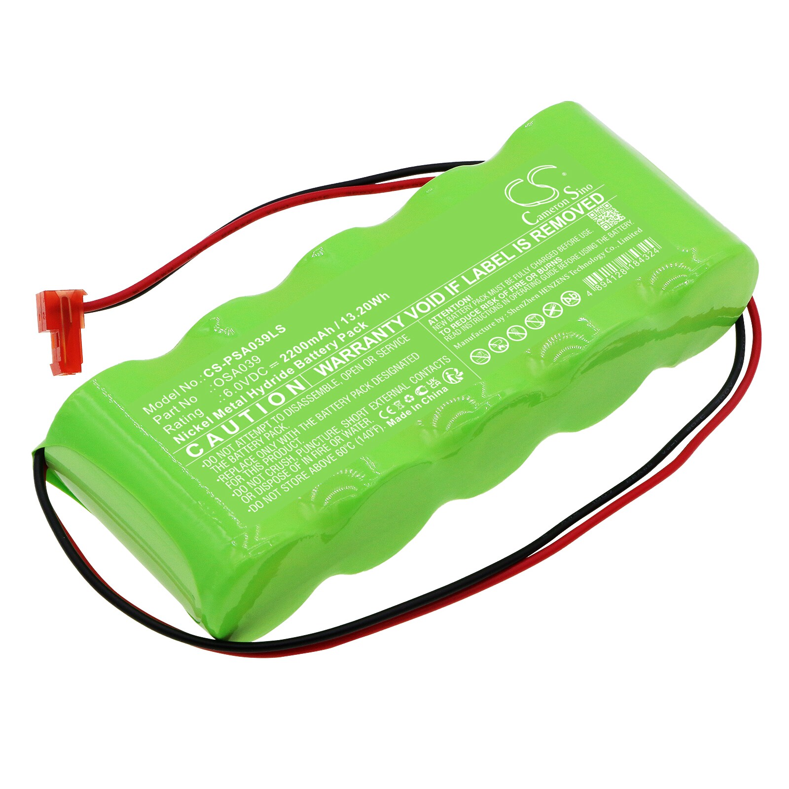 Batteri til nødlys til PowerSonic A13146-10