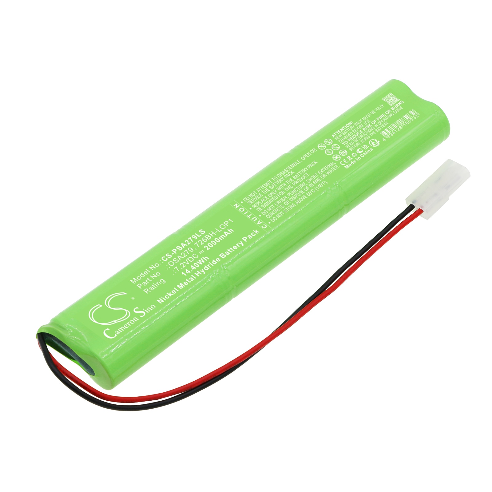 Batteri til nødlys til PowerSonic A6090-2