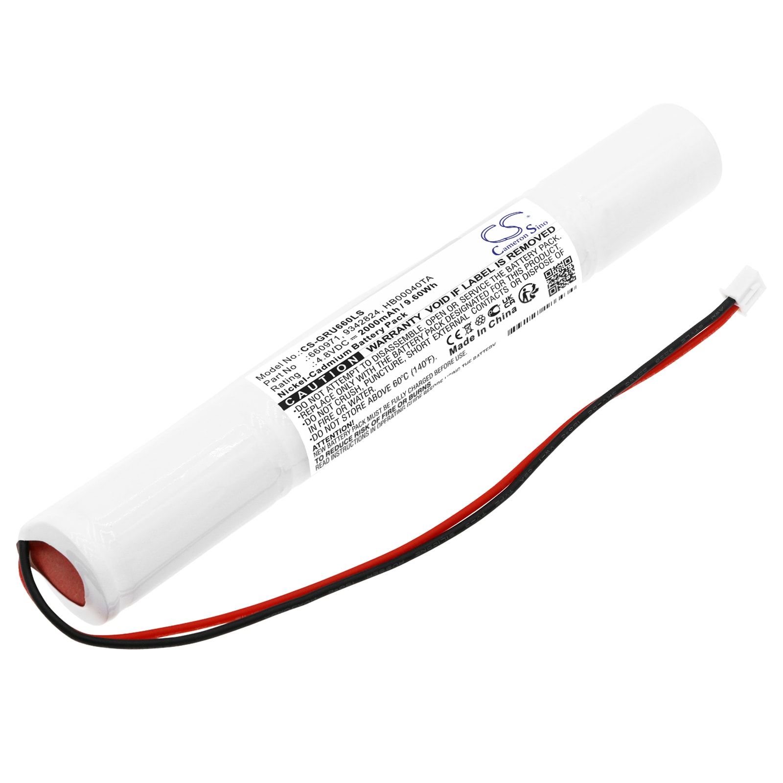 Batteri til nødbelysning til Legrand URA ONE 6 616 40, URA ONE 6 626 34/40 osv.