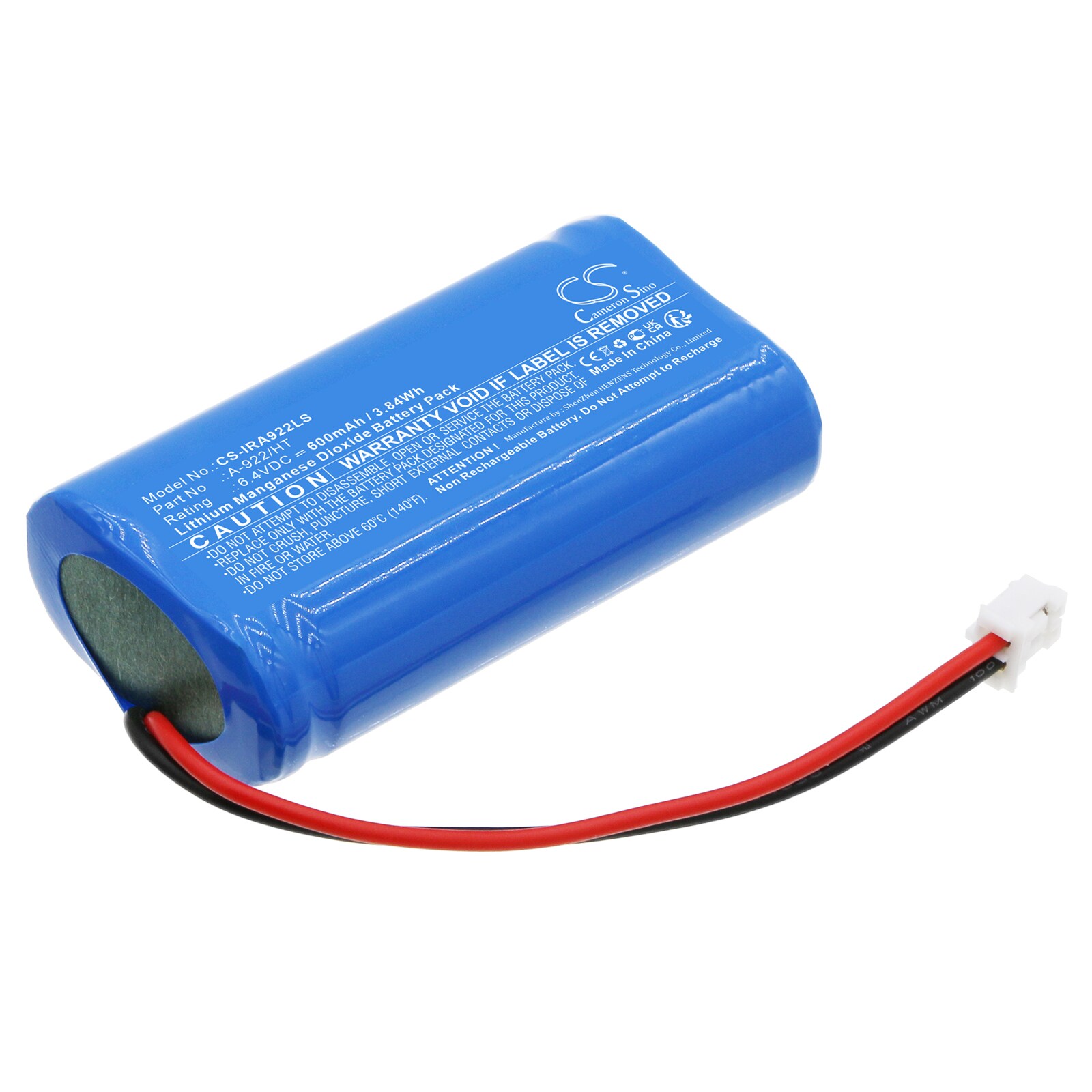 Batteri til nødlys til IRON LUX E73 417 12, AT 26m