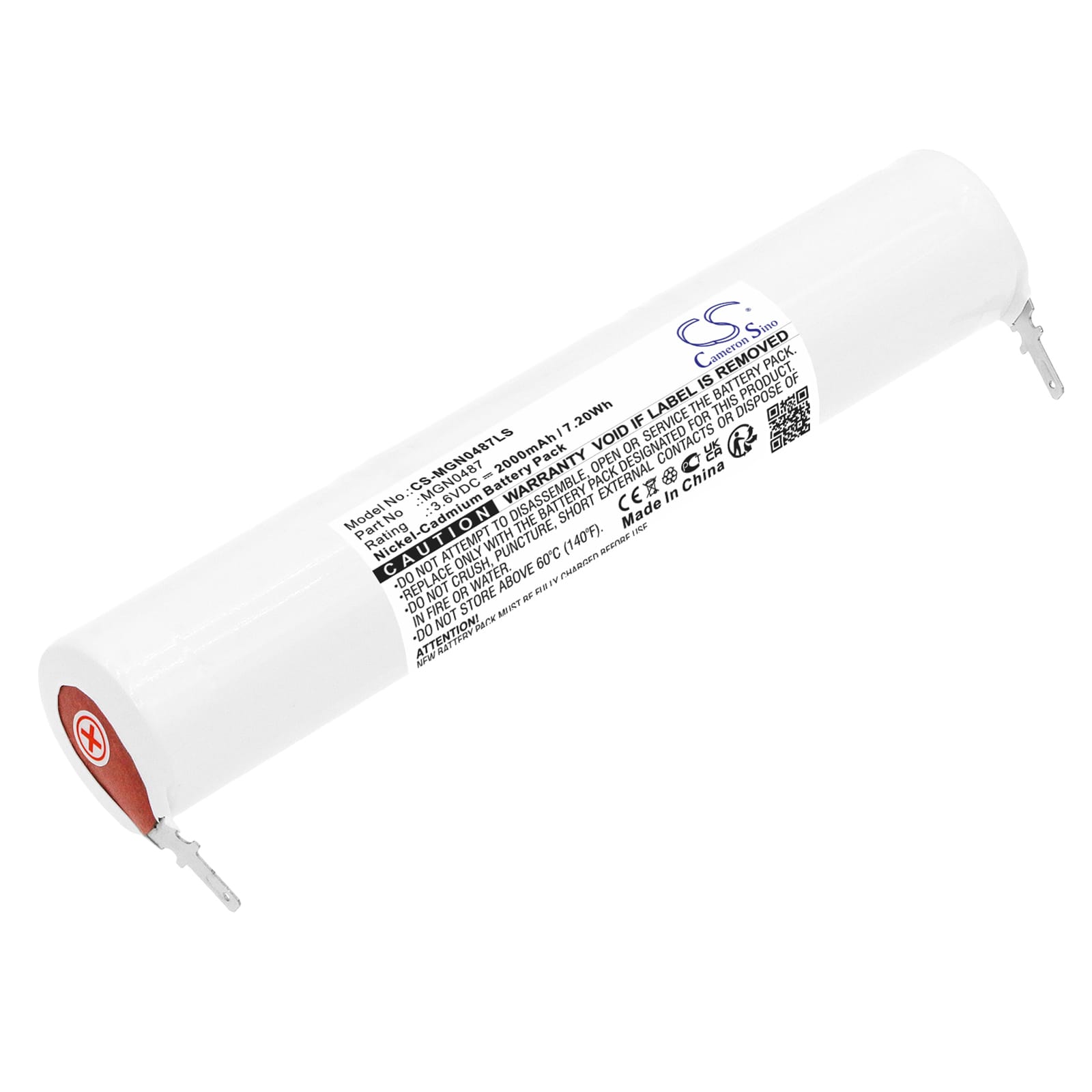 Batteri til nødlys til Schneider 758203, 134896, 186002 osv.