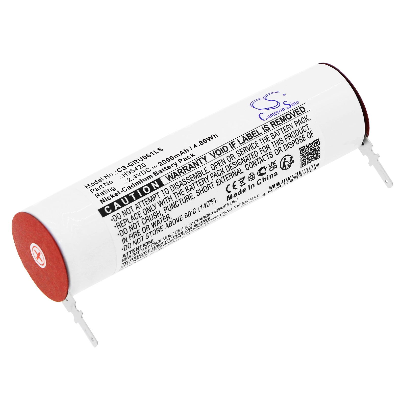 Batteri til nødlys til Legrand 061892, 2KRMT 23/43, 160SCKT2AX