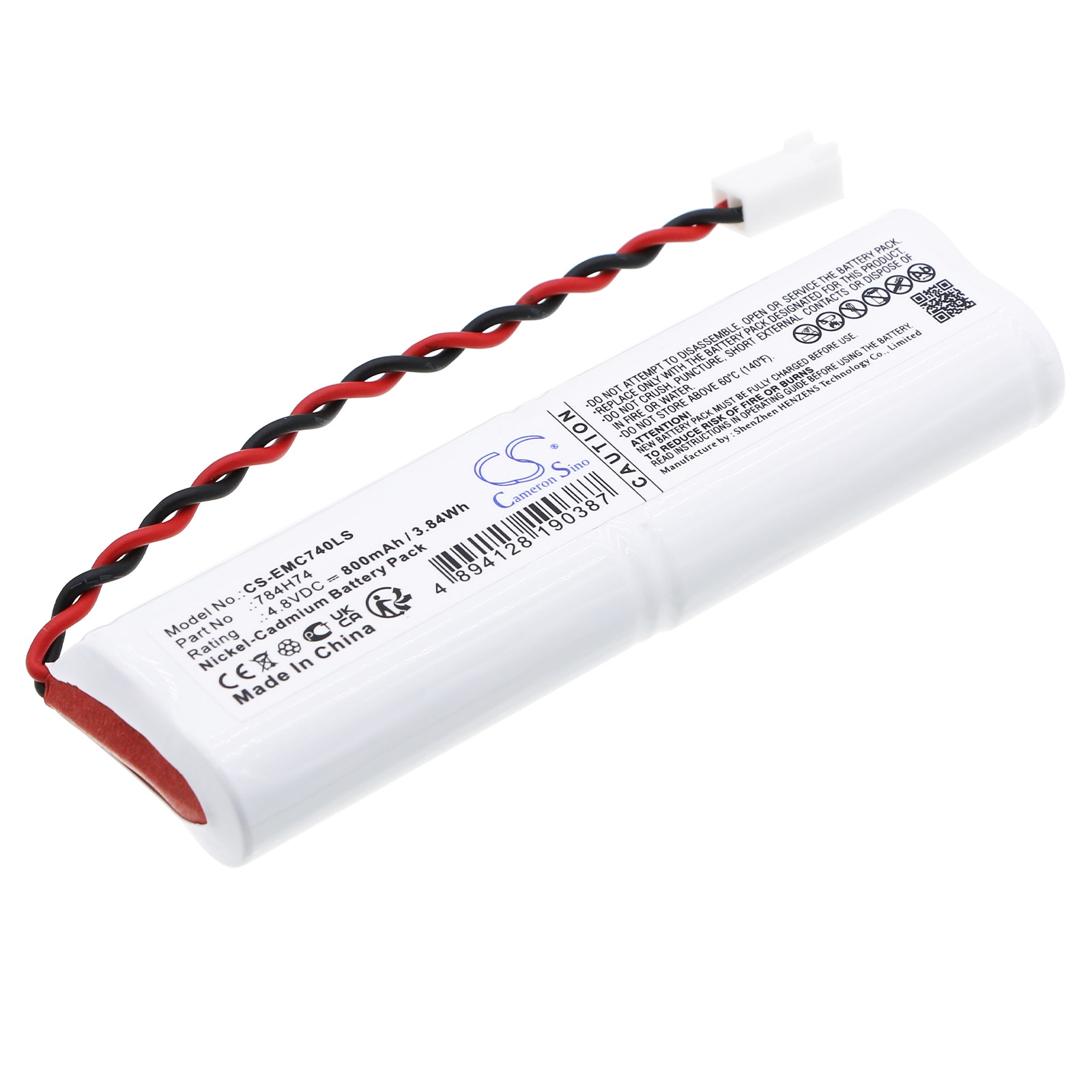 Batteri til nødlys til DUAL-LITE SEWLDGBE, SEWLDGWE, SEWLDRBE og andre.