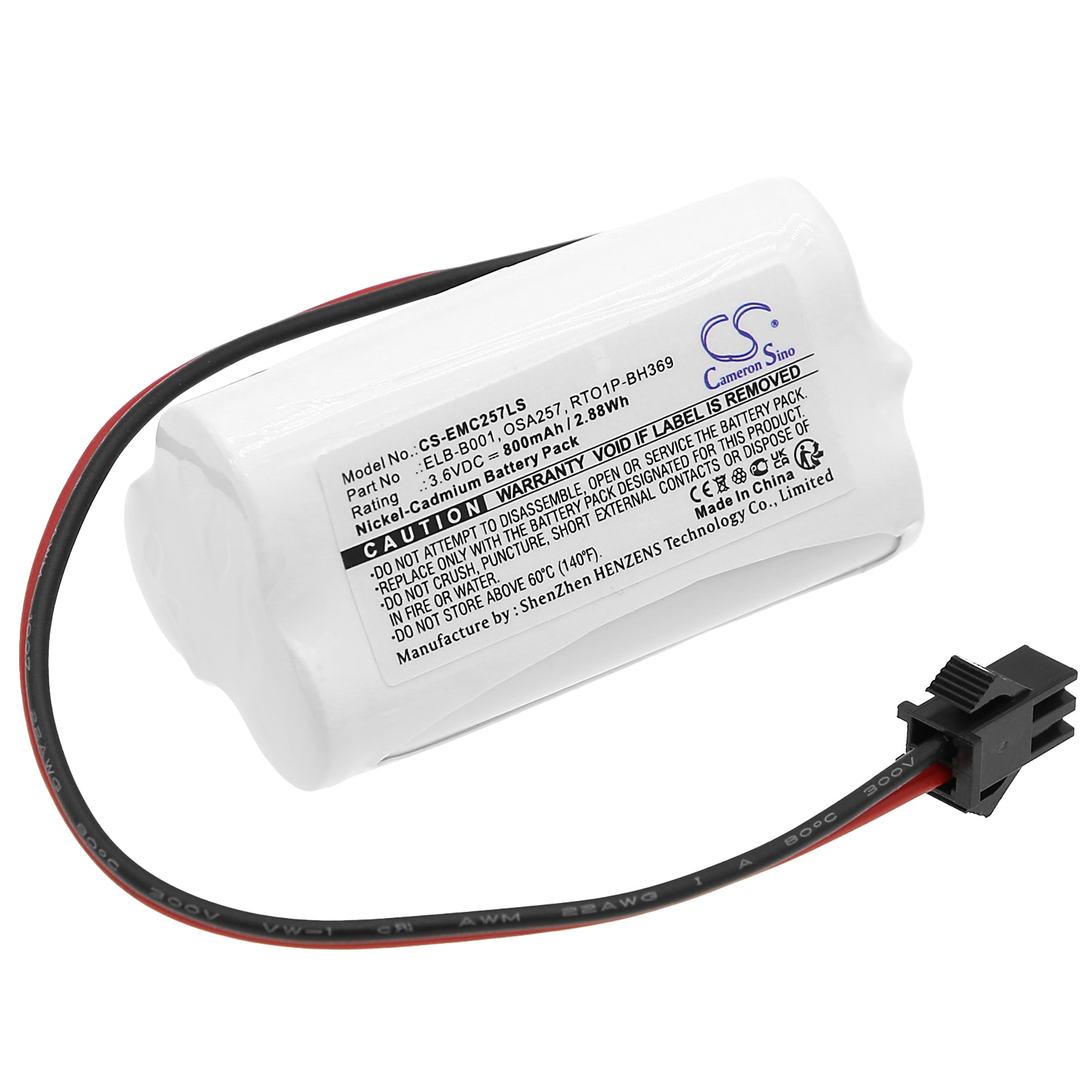 Batteri til nødbelysning til Lithonia EU2LED, IPP-700AA, EU2 LED