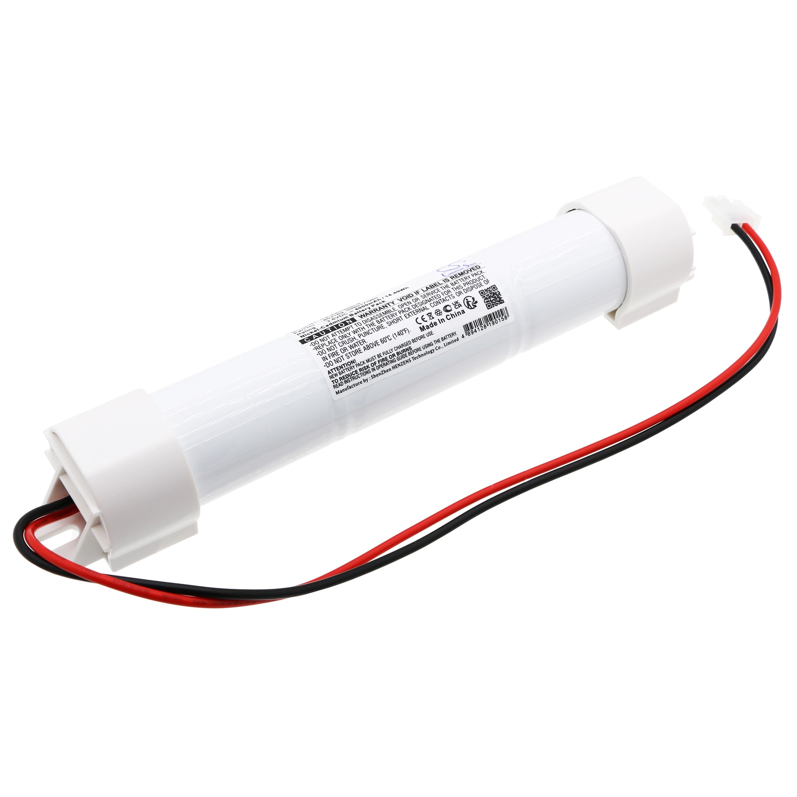 Batteri til nødlys til ERC LFE 03B, LFE 05B, LFE 05S osv.