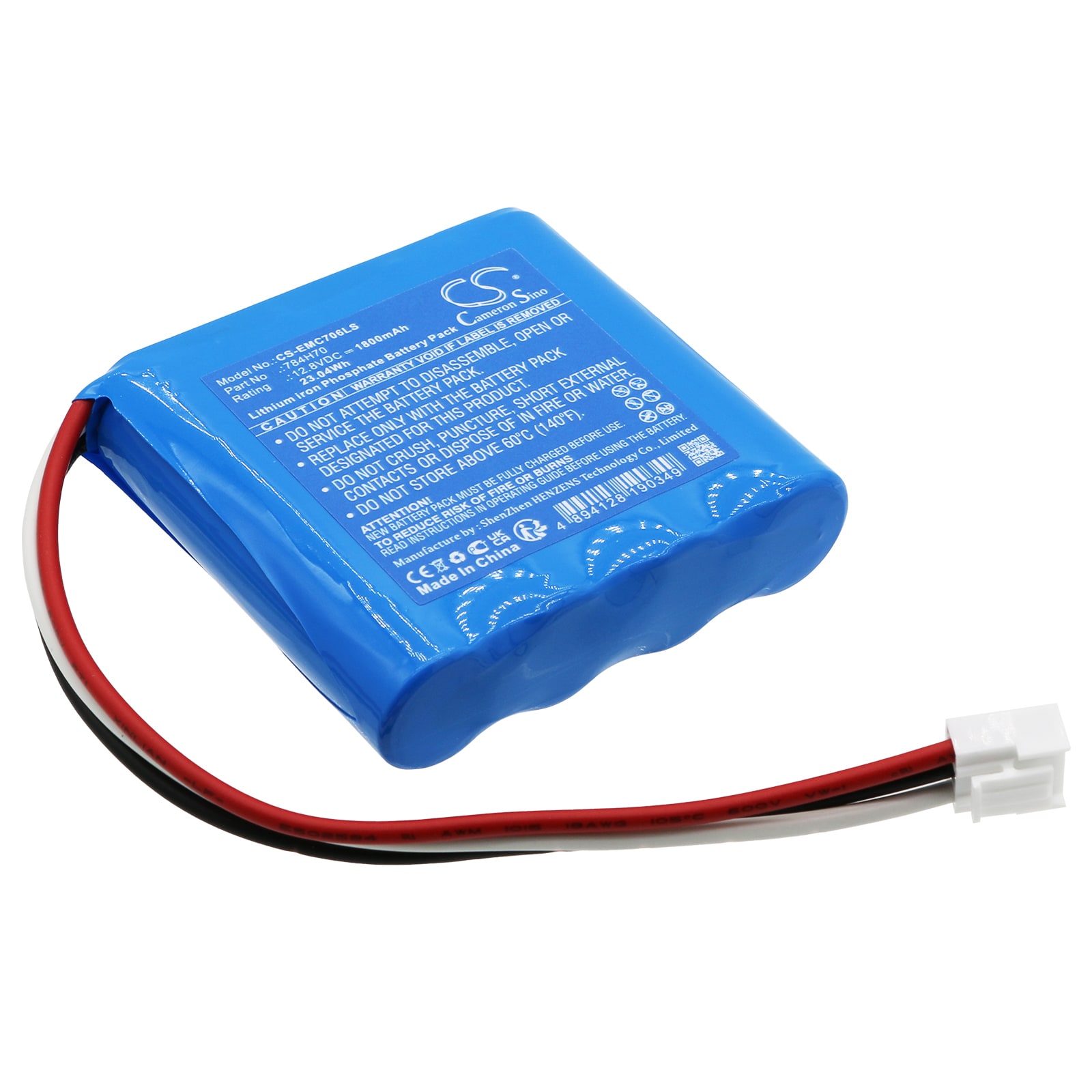 Batteri til nødlys til DUAL-LITE DYN6I