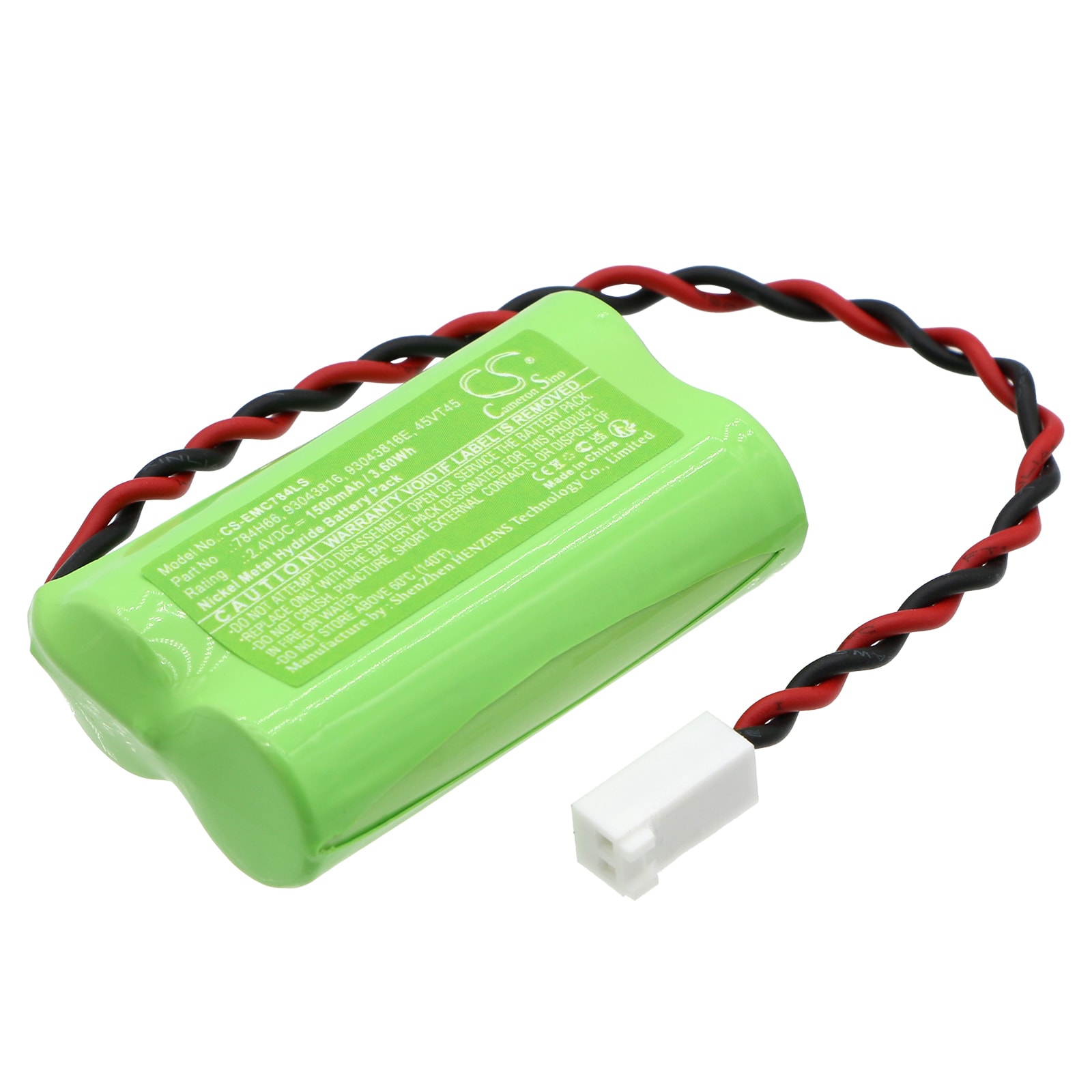 Batteri til nødlys til DUAL-LITE EV2, CV3REB, CV3REW osv.