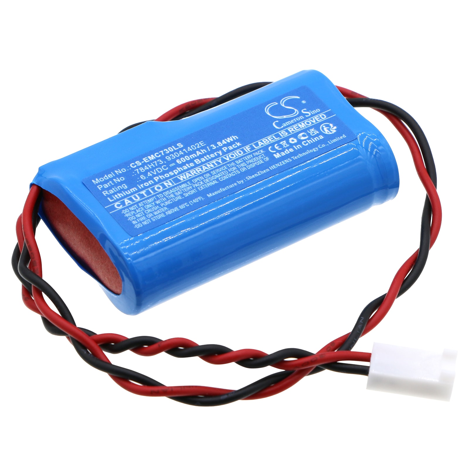 Batteri til nødbelysning til DUAL-LITE EVCUGW, EVCUGWDI, EVCURBD osv.