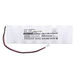 Batteri til nødlys til DUAL-LITE PGB, PGP, PGW osv.