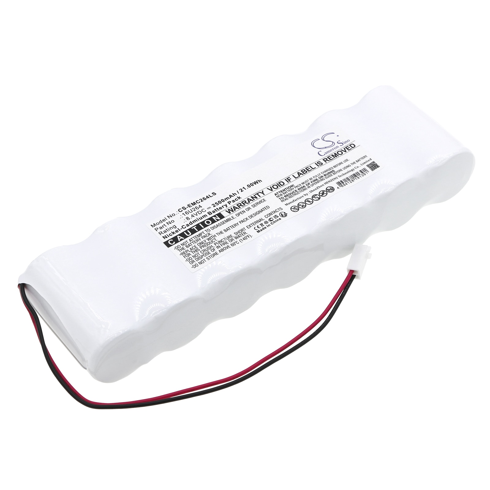 Batteri til nødlys til DUAL-LITE PGB, PGP, PGW osv.
