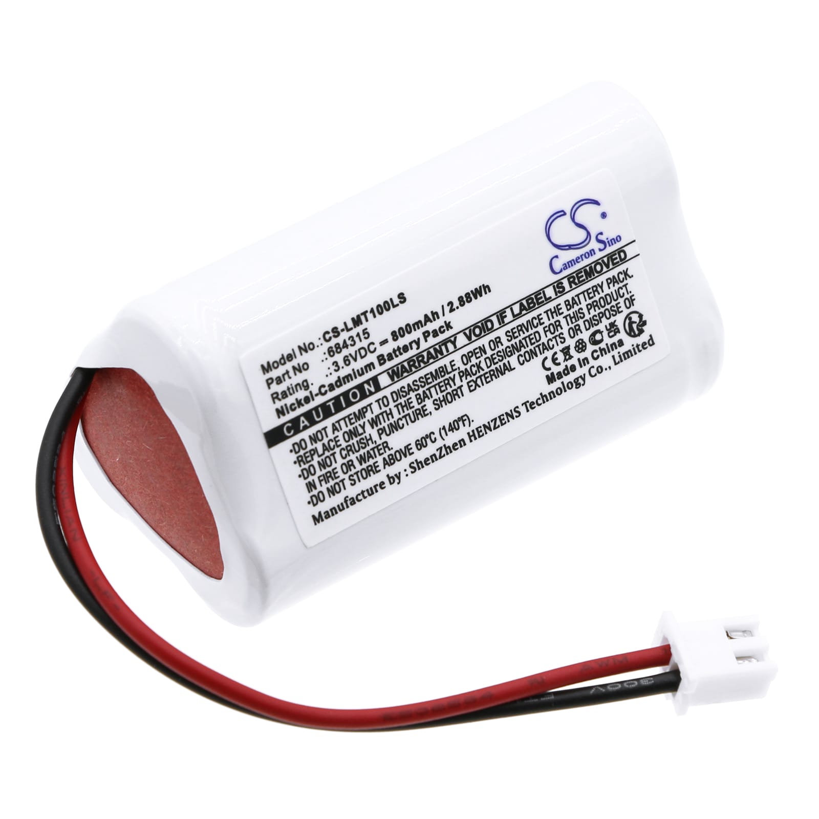 Batteri til nødbelysning til Lumenxl OTG-HH-1, OTG-FF-6, OTG-VV-5