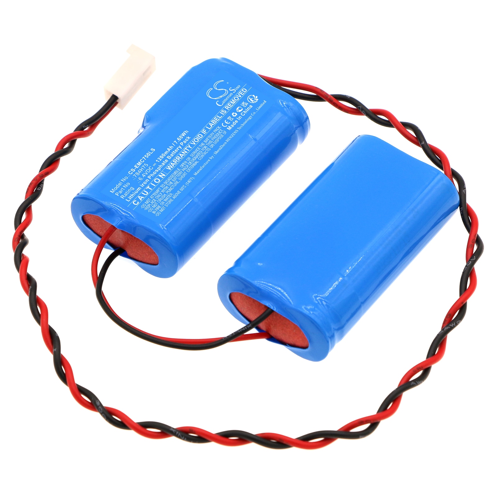 Batteri til nødbelysning til DUAL-LITE EVCUGWD4, EVCURWD4