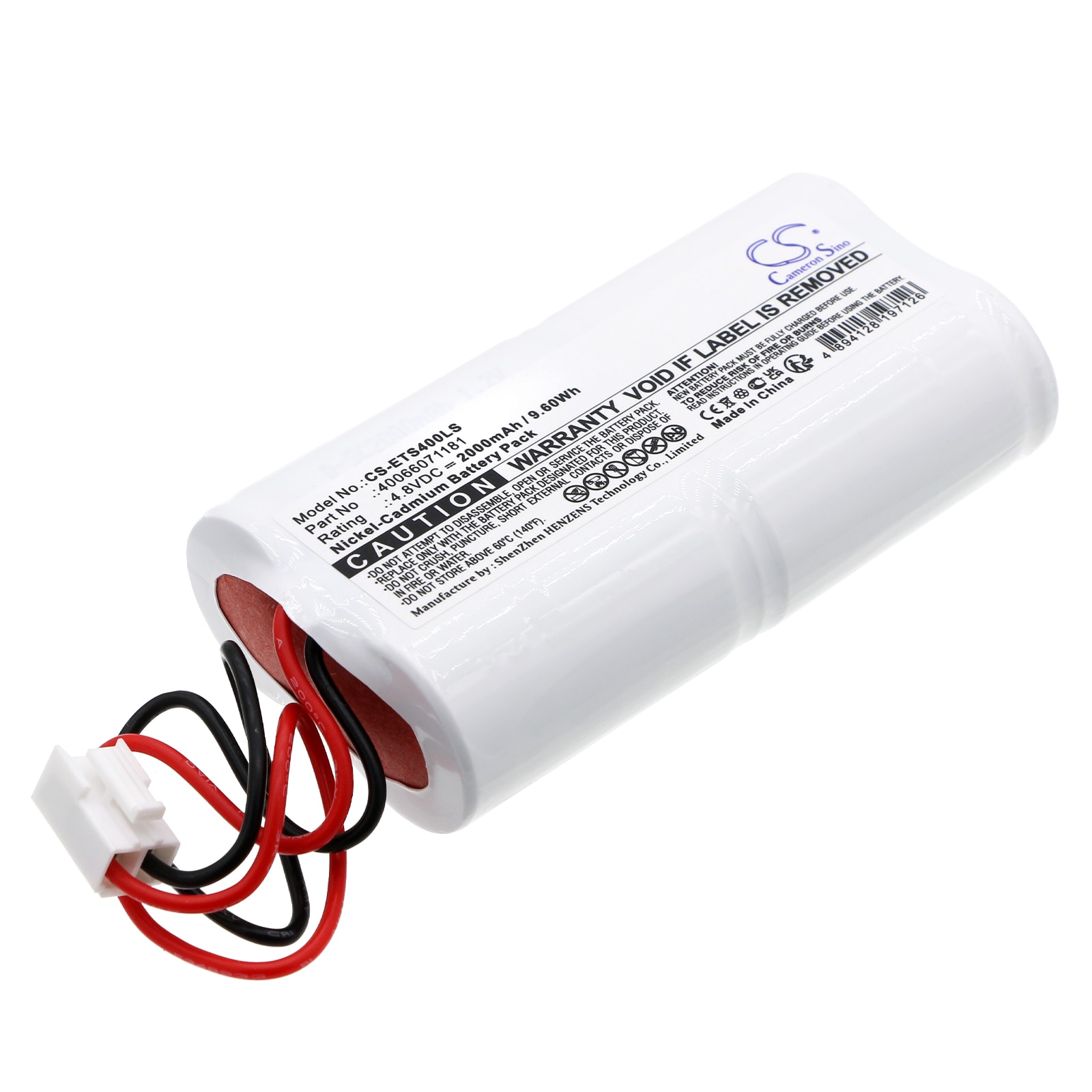 Batteri til nødbelysning til Eaton CEAG-lampe, SV EURO 4 LED, SV EURO 4L LED