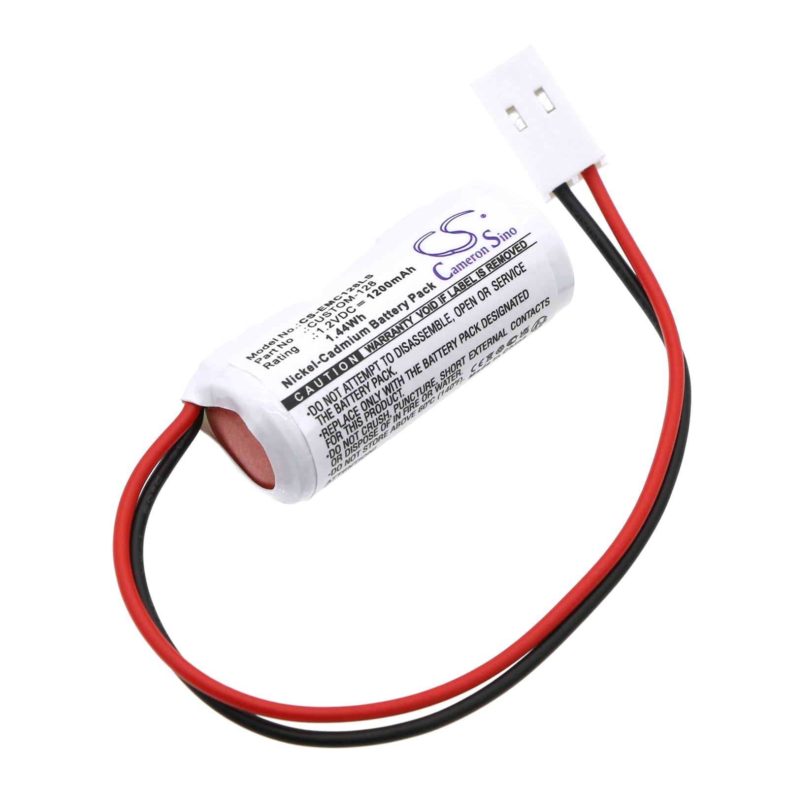 Batteri til nødbelysning til Lithonia ELB0300, ELB1P201N1, NIC002 osv.