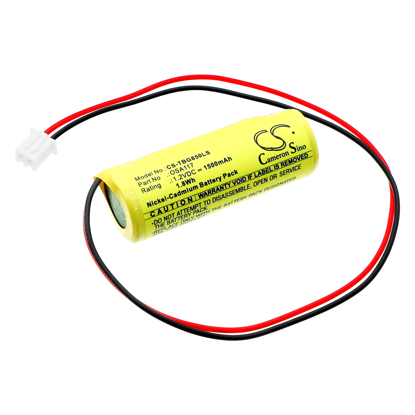 Batteri til nødlys til T&B 12745, NIC1056, 012745