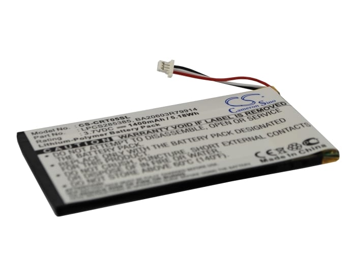 Batteri til medieafspiller til Creative Zen Vision M 30GB, Zen Vision M (60GB)