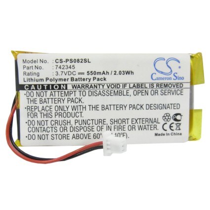 Batteri til medieafspiller til Philips GoGear HDD082/17 2GB