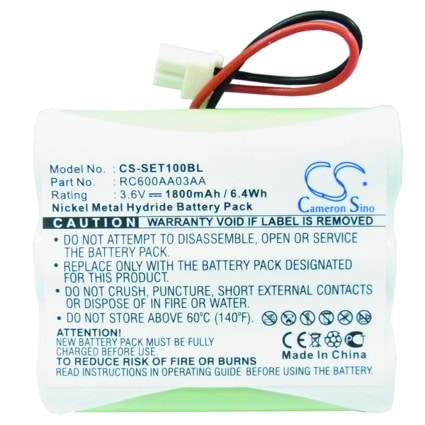 Batteri til betalingsterminal til Proxibus LDP400, MONETEL CDK PP1100 osv.