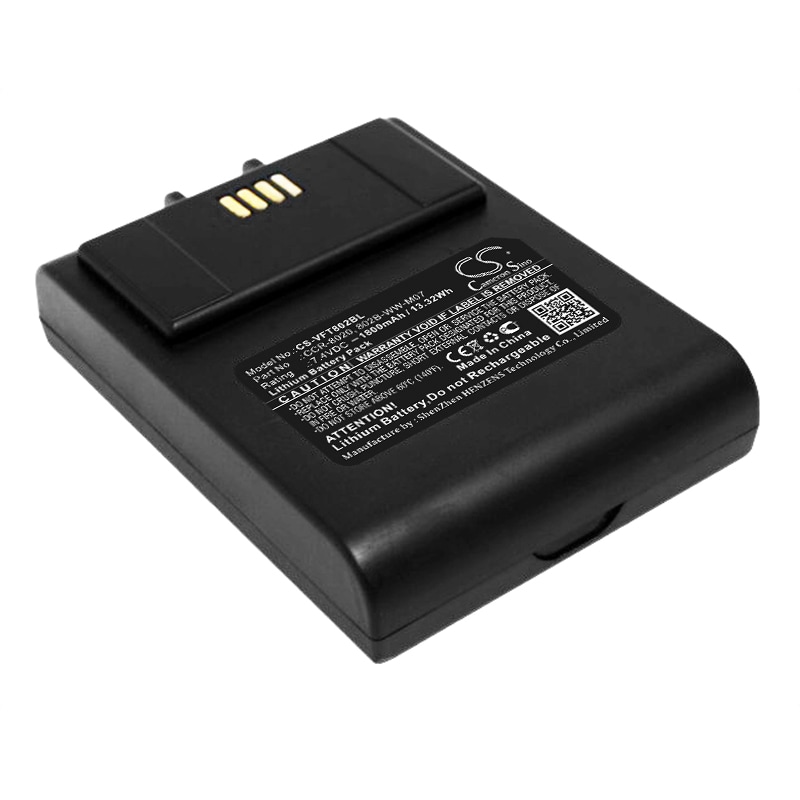 Batteri til betalingsterminal til VeriFone Nurit 8020, 802B-WW-M05, Nurit 8020US20 og andre.