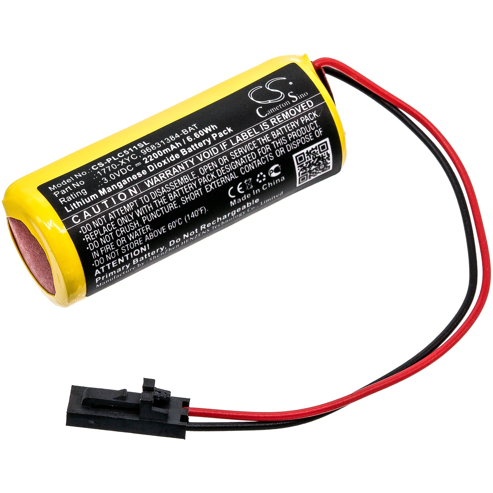 Batteri til PLC til Cutler Hammer PLC-5/11, PLC-5/20, PLC-5/30 osv.