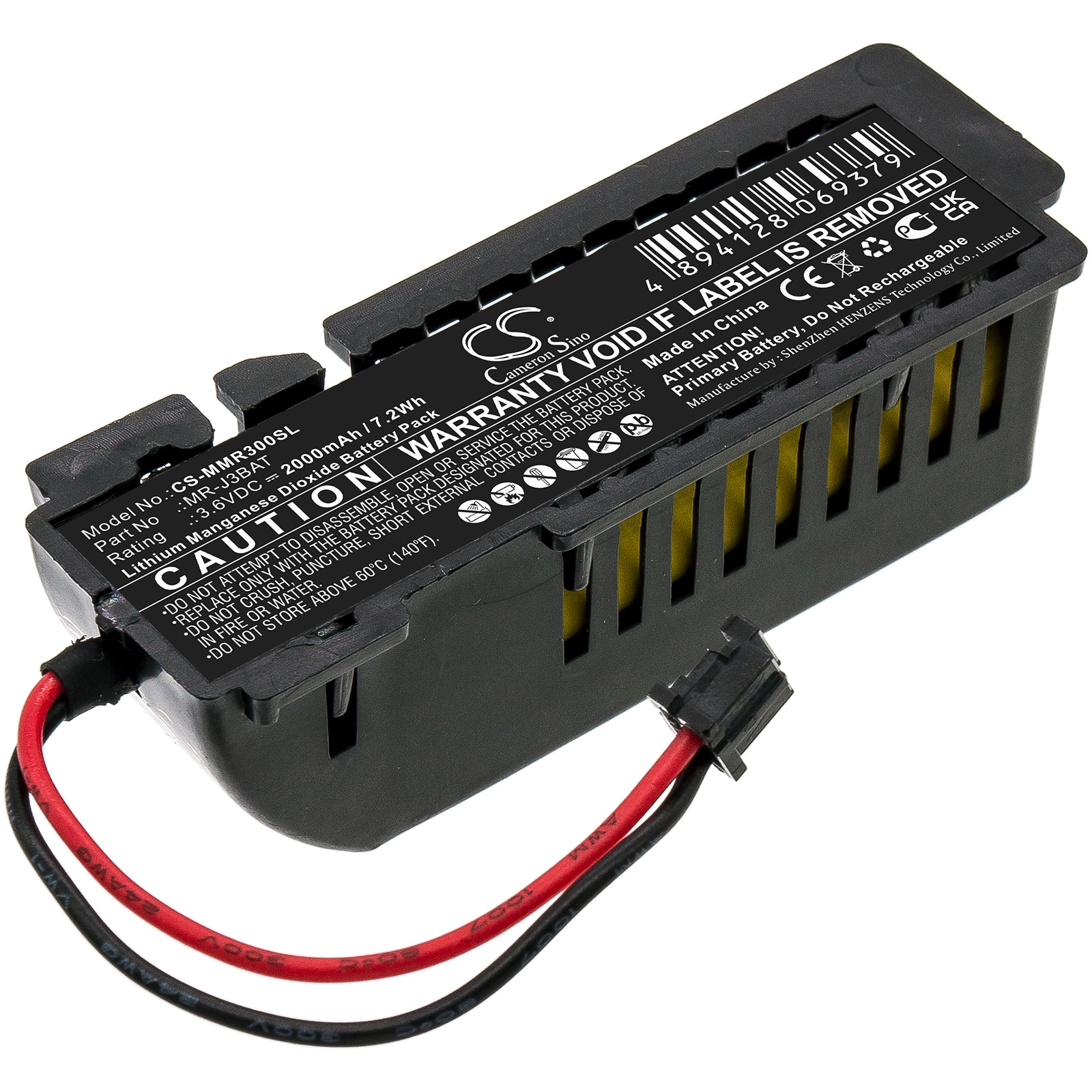 Batteri til PLC til Mitsubishi MelServo MR-J3, MelServo MR-J3-A, MelServo MR-J3-A4 og andre.