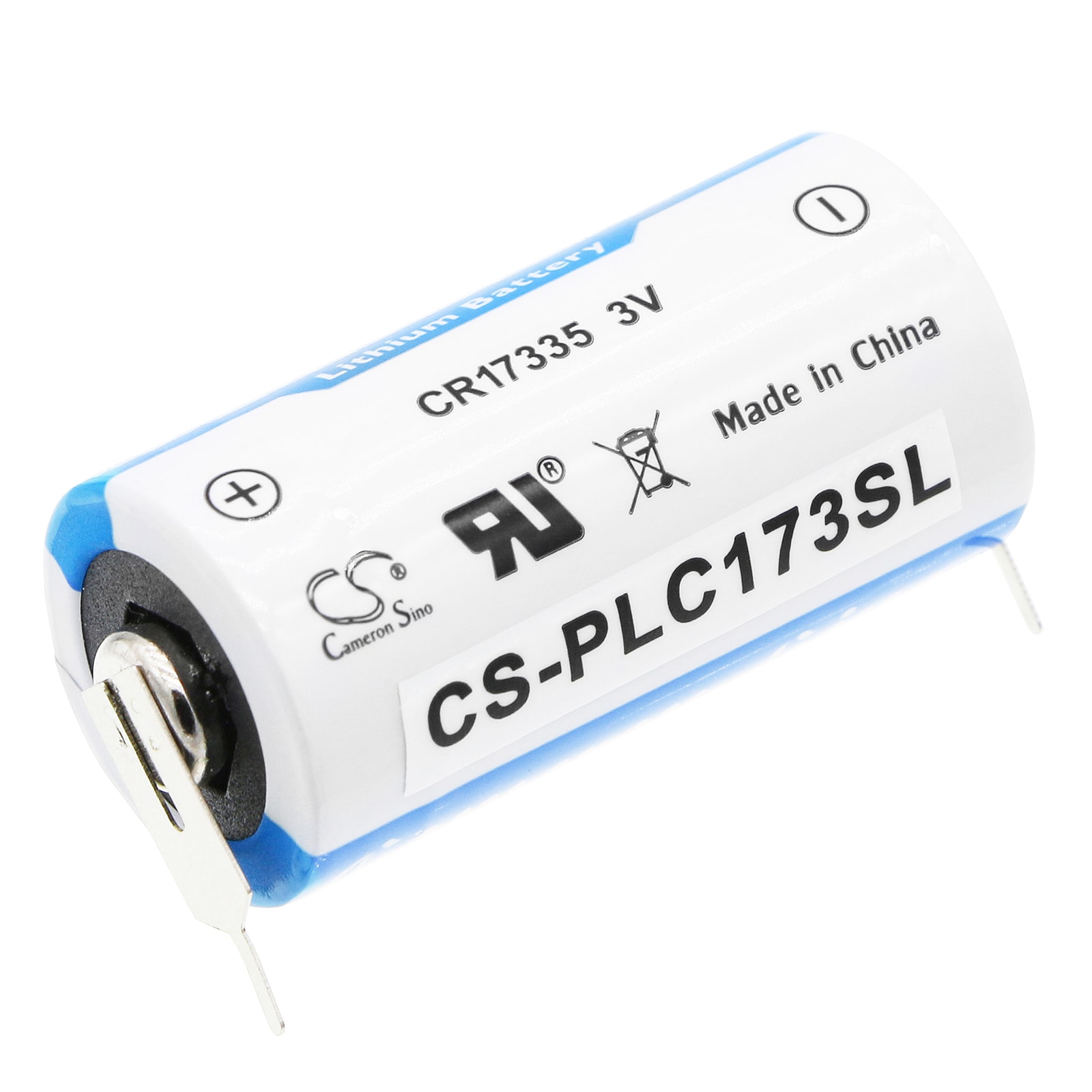 Batteri til PLC til Panasonic BR-2/3AG med svejseben