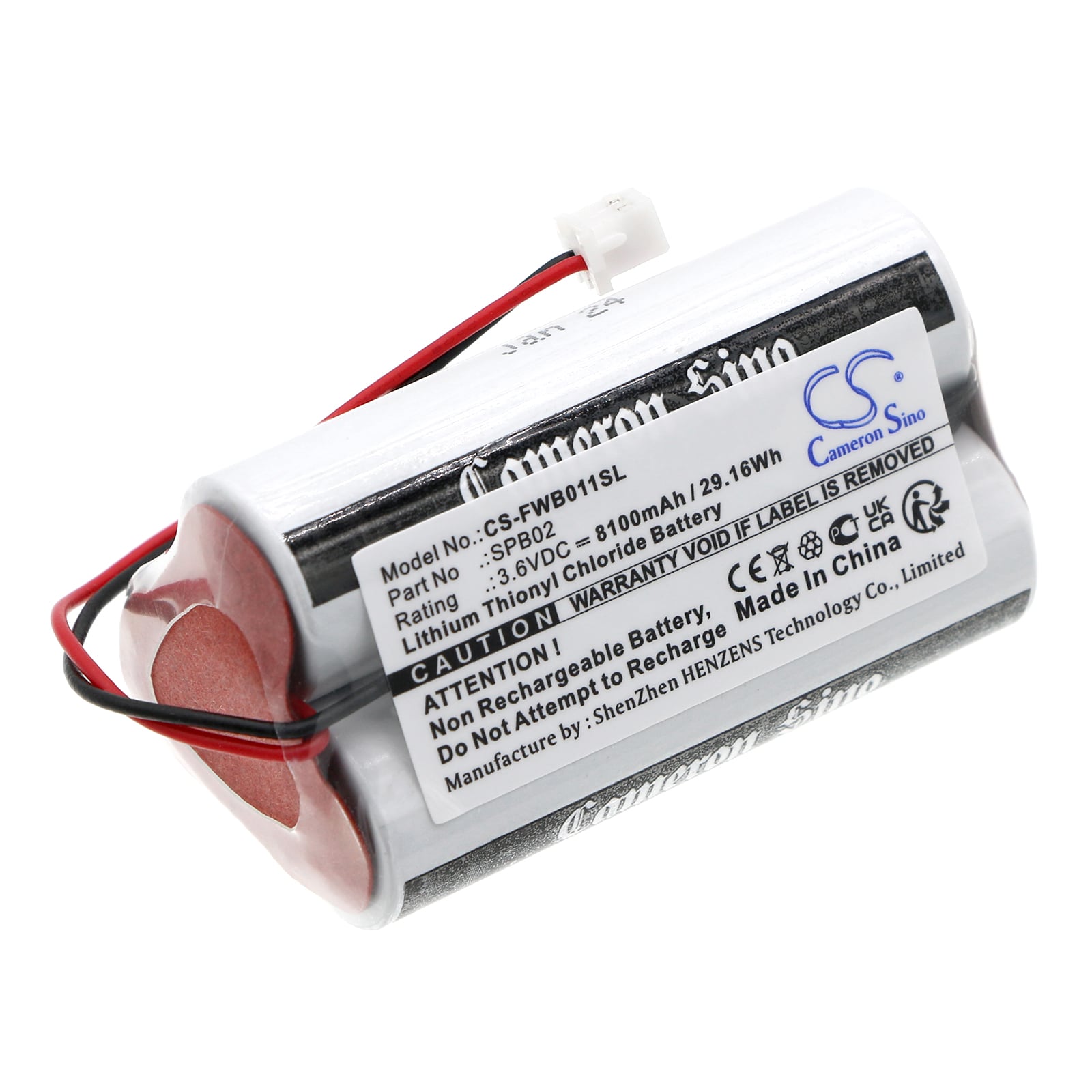 Batteri til PLC til Fluidwell F010-skærme, F011-skærme, F012-skærme osv.