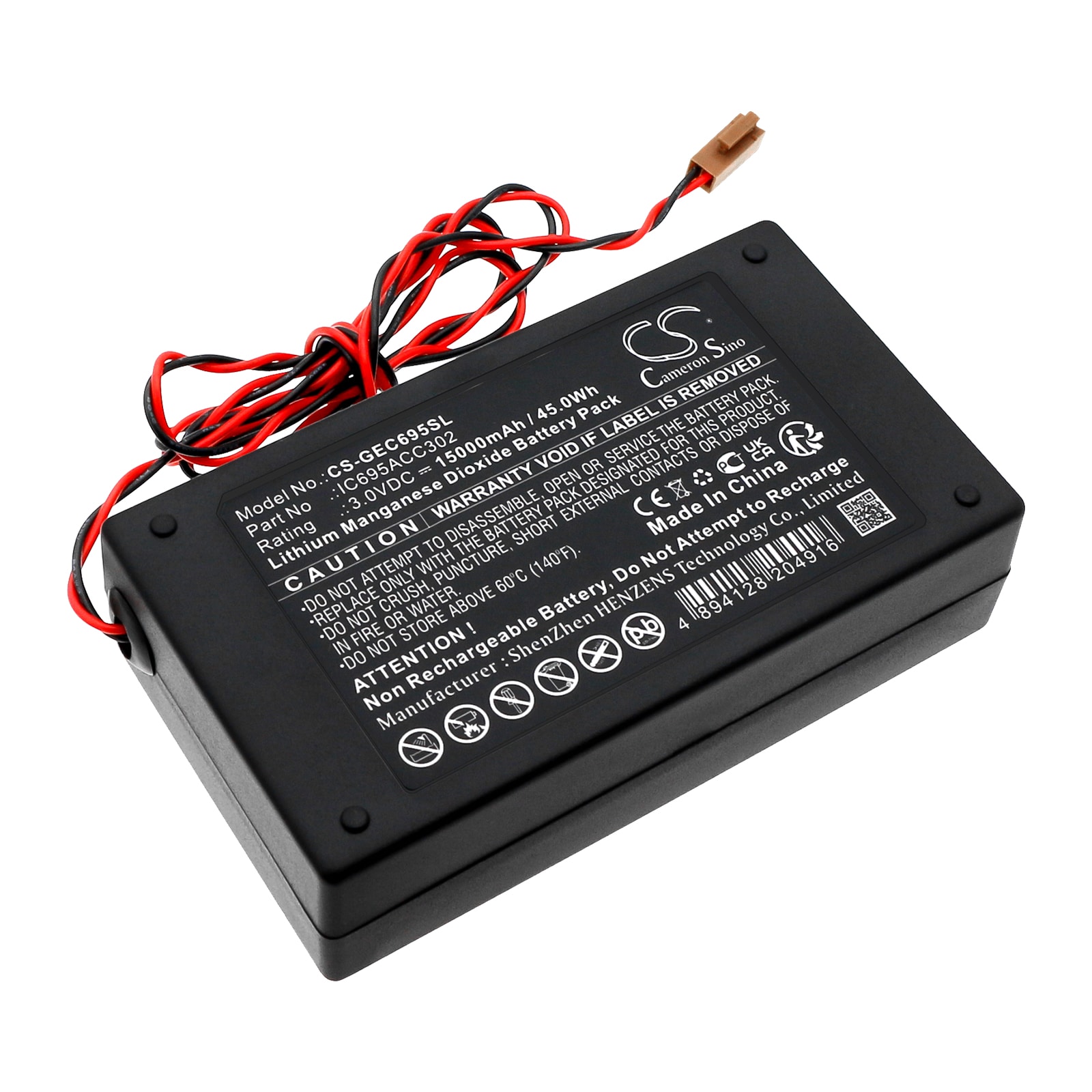 Batteri til PLC til GE FANUC CPU'er 311, IC693, CPU374 og andre.