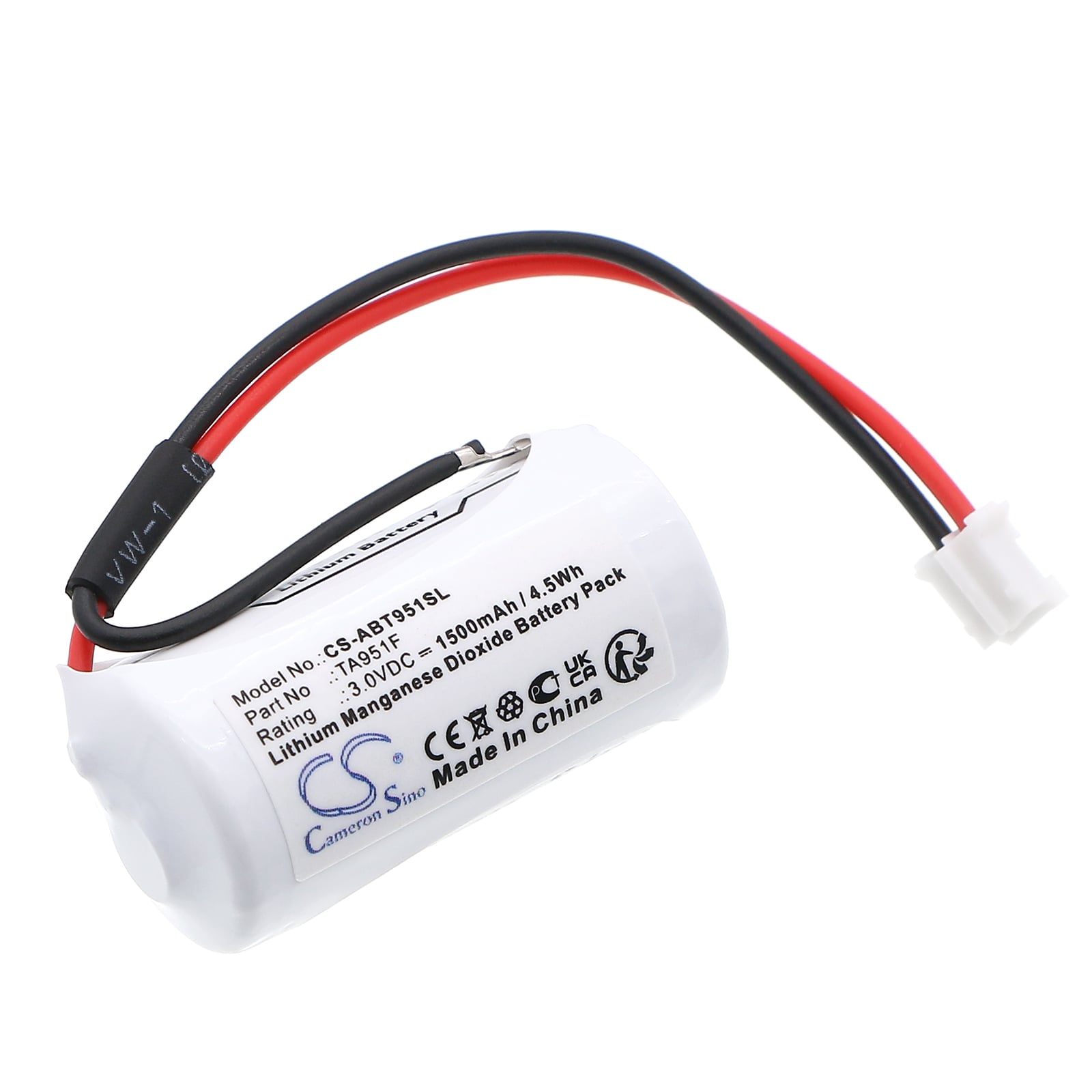 Batteri til PLC til ABB 3BDH001030R0001, TA951F