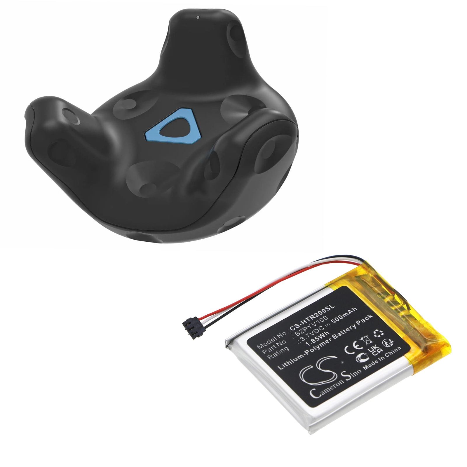 VR-batteri til HTC Vive Tracker, Vive 2.0 tracker, Vive-VR-T