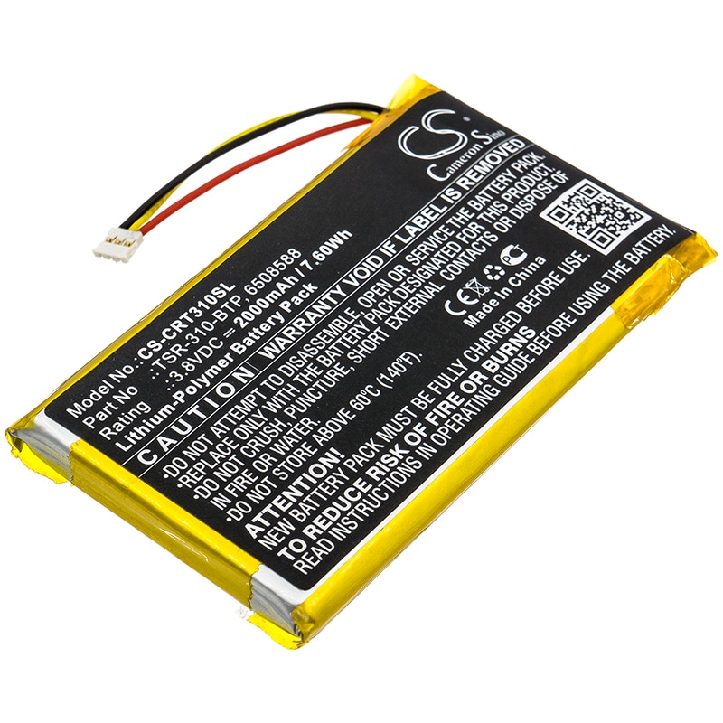 Batteri til fjernbetjening til Crestron TSR-310