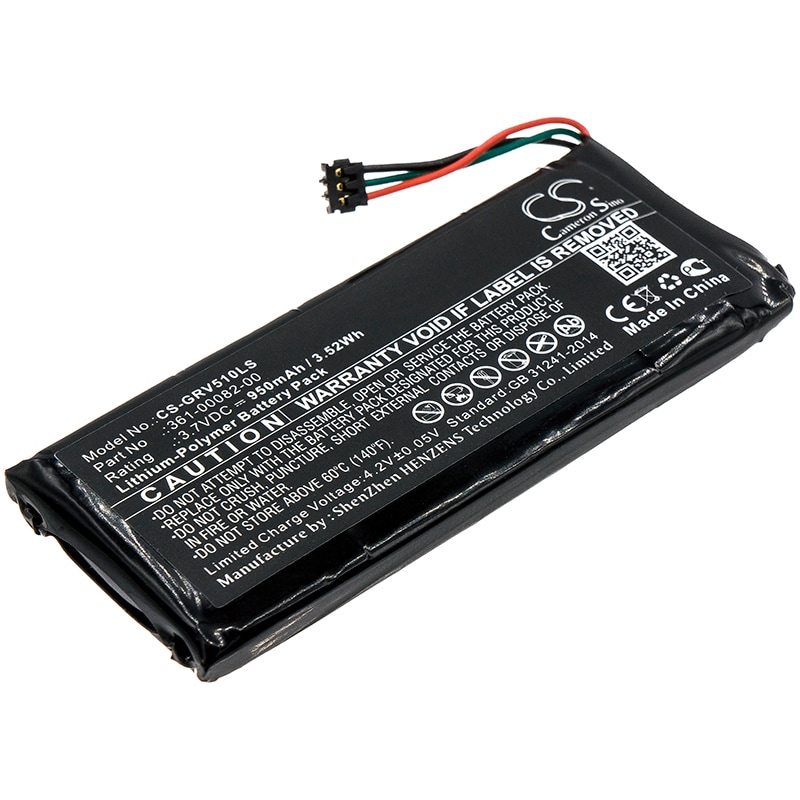 Batteri til Cycles lommelygter til Garmin Varia TL, RTL510, Varia RTL501 og andre.