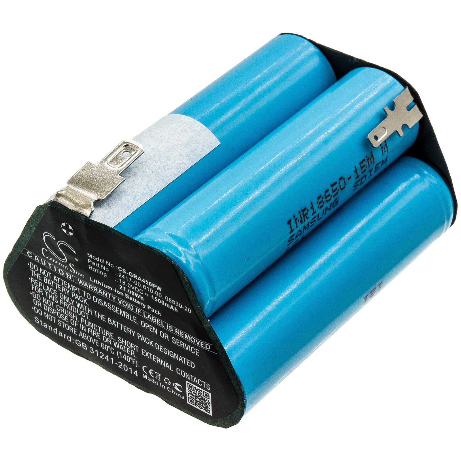 Batteri til haveredskaber til Gardena Accucut 400Li, Accucut 450Li, 02417-20
