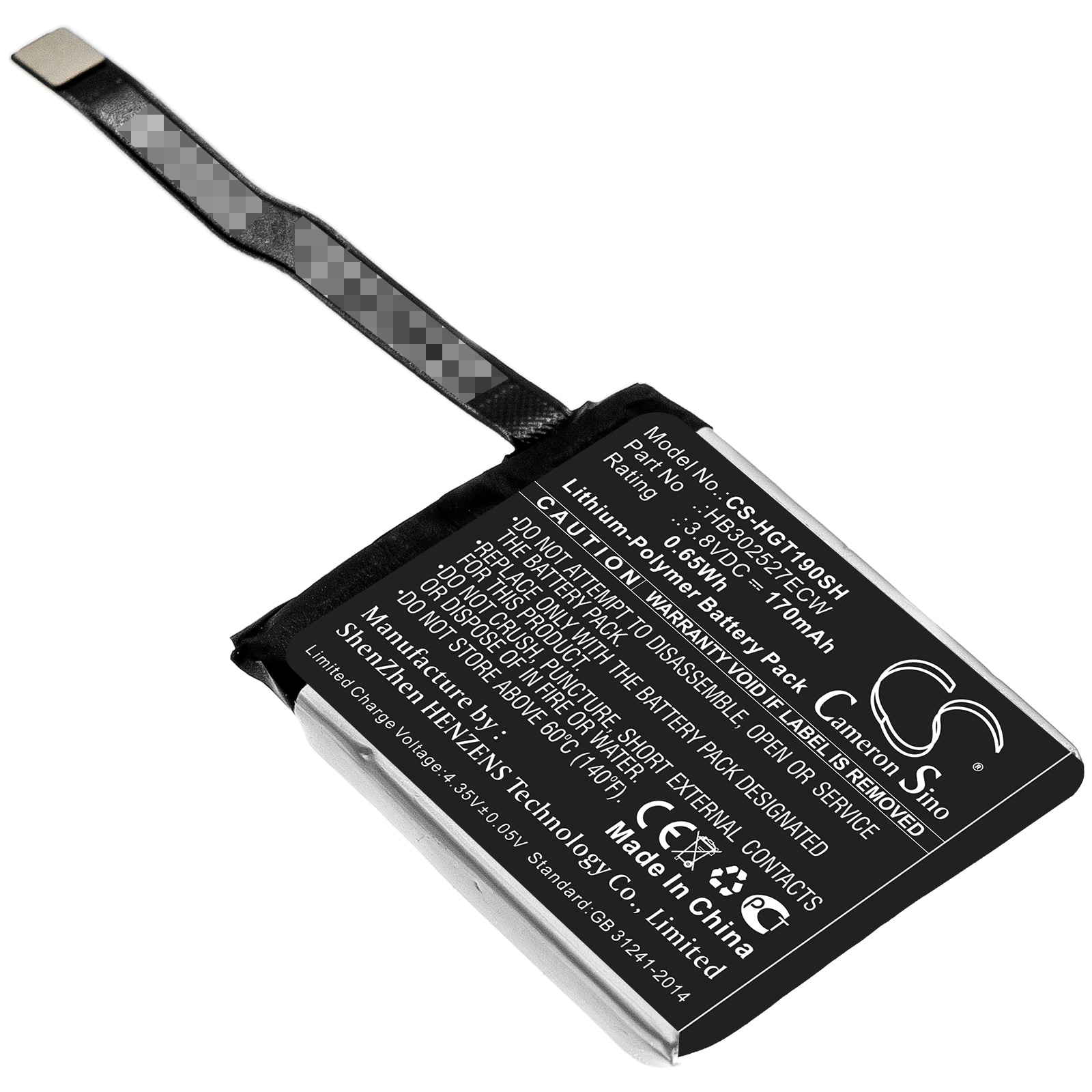 Batteri til smartwatch til Huawei Magic GT, TLS-B19