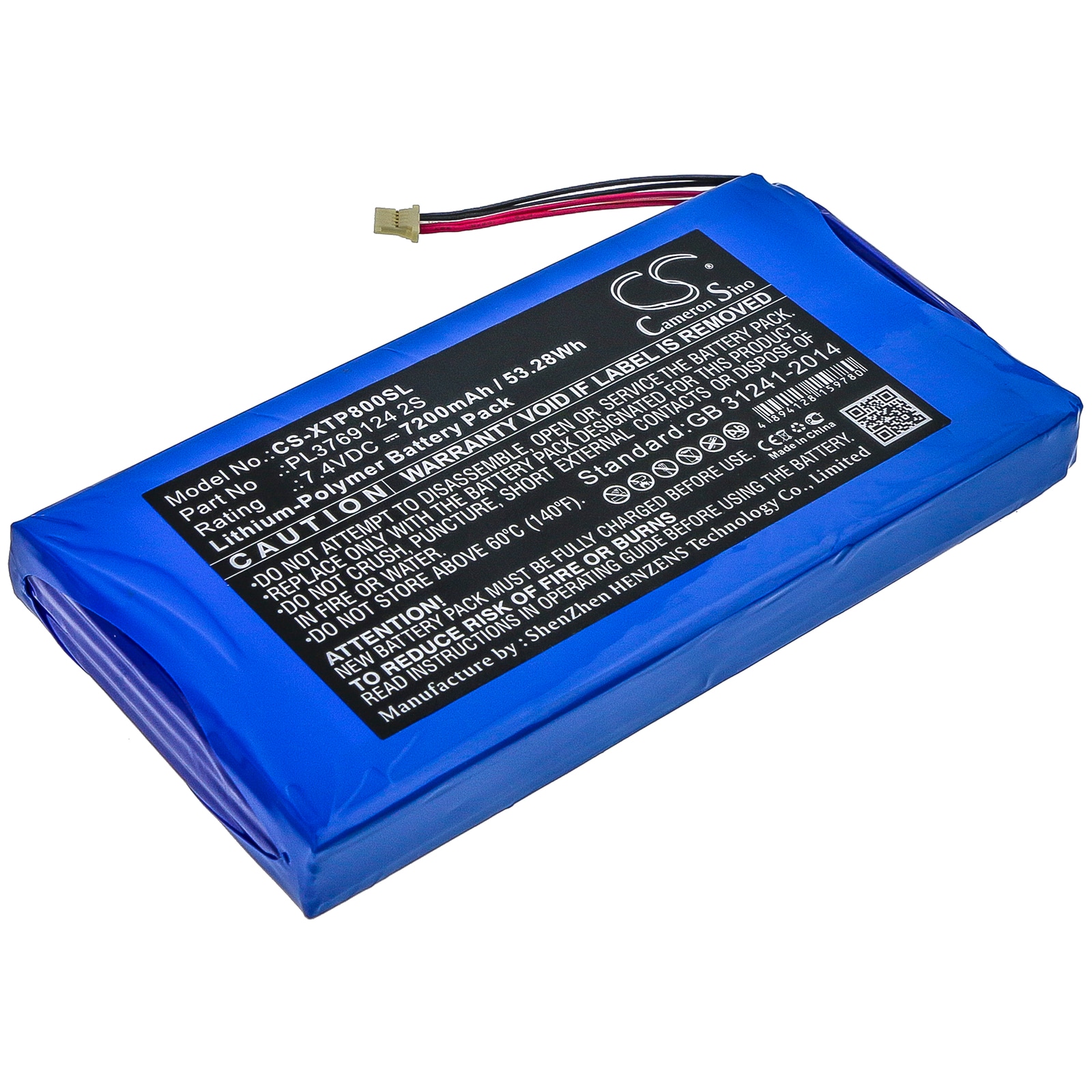 Batteri til diagnostisk scanner til Langren I80