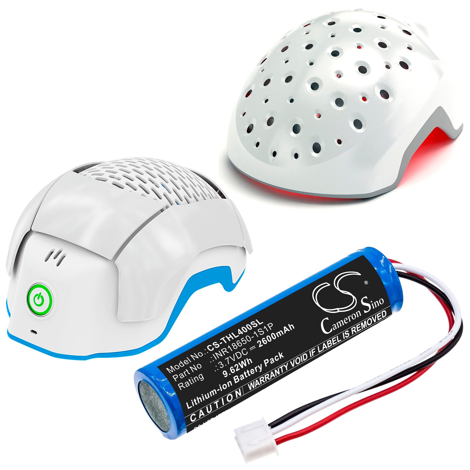Batteri til personlig pleje til Theradome LH40, LH80, LH80 Pro