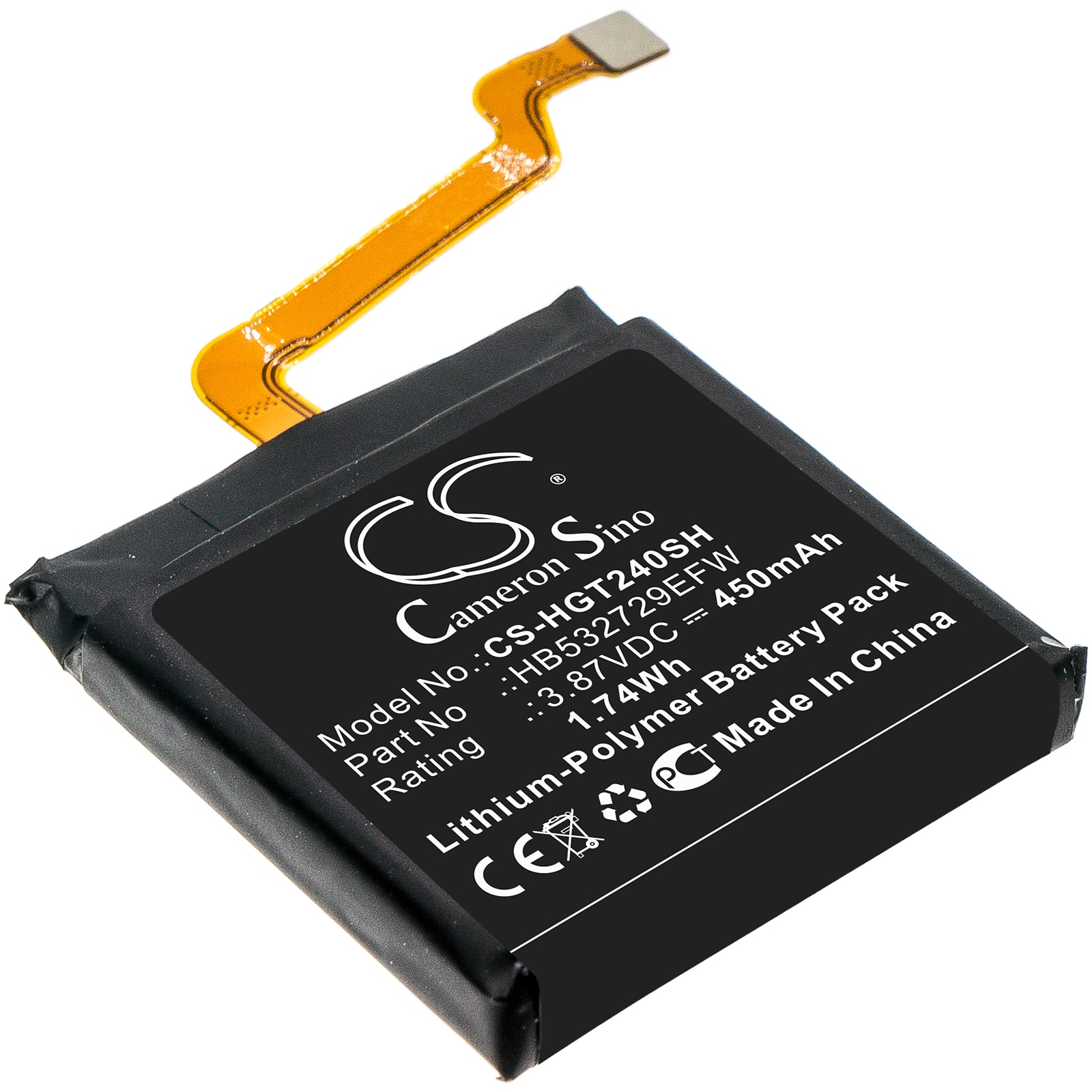 Batteri til smartwatch til Huawei GT2 Pro, Watch 3, GLL-AL04